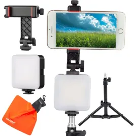 zestaw-fotograficzny-do-telefonu-statyw-37cm-uchwyt-lampa-sciereczka