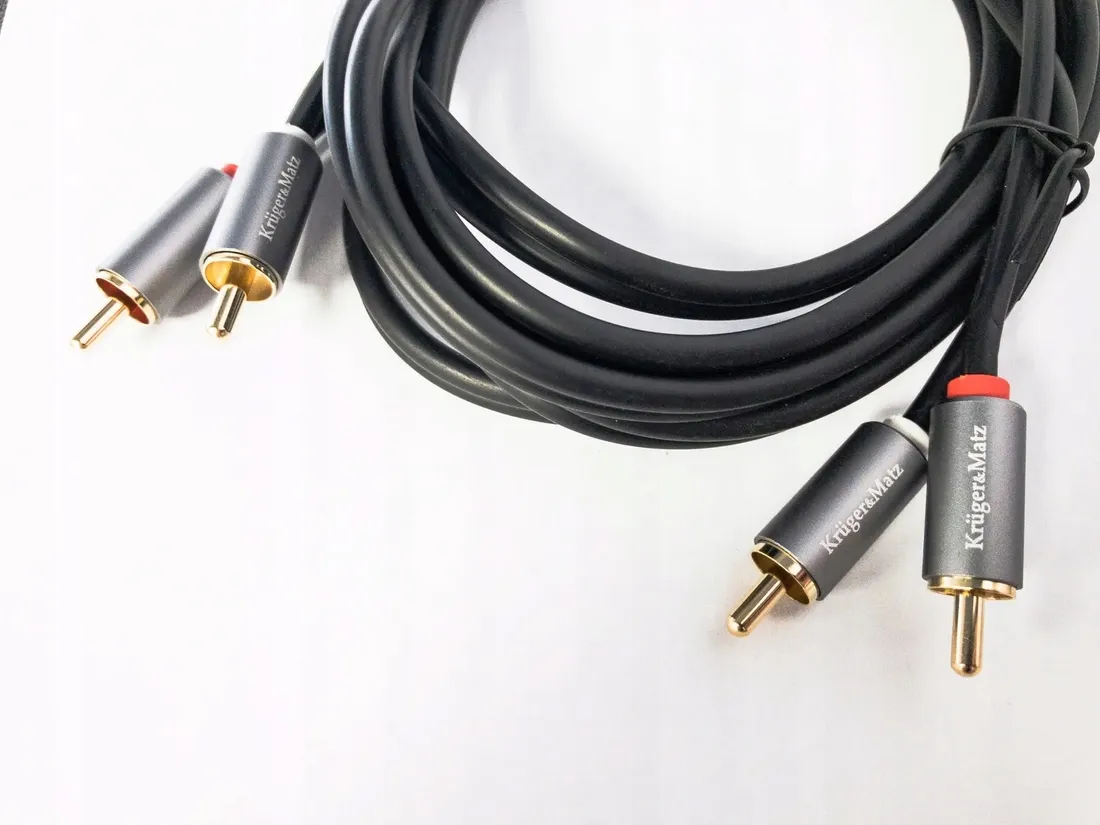 2-x-kabel-rca-krugerandmatz-basic-300-cm-stan-nowy