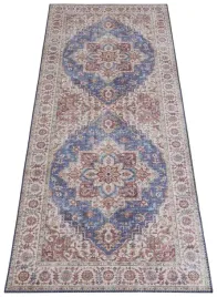 chodnik-80x200-na-korytarz-przedpokoj-niebieski-orientalny-plasko-tkany