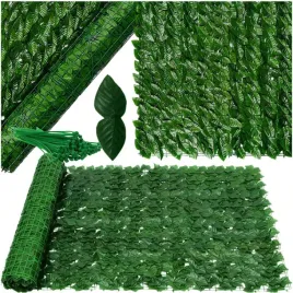 sztuczny-bluszcz-zywoplot-na-sciane-2x15m-zielona-siatka-cieniujaca-opaski