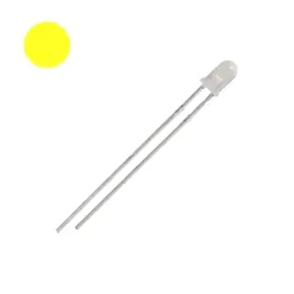 10x-dioda-led-3mm-zolta-matowa-160mcd-10szt
