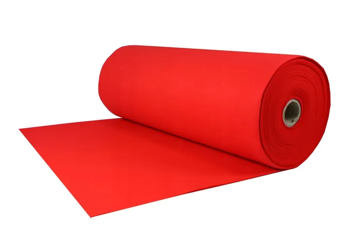 FILC TECHNICZNY 4mm POLSKI 600 g/m2 CZERWONY
