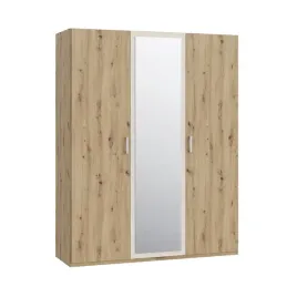 szafa-do-sypialni-166x21x54-cm-uchylna-z-lustrem-polki-drazki-dab-artisan