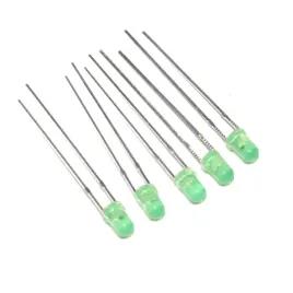 5x-dioda-led-3mm-zielona-migajaca-matowa-rezys-12v