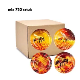 zakretki-fi-82-na-miod-mix-2-do-sloikow-z-pszczola-karton-750-sztuk
