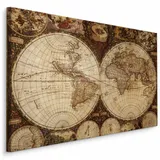 obraz-scienny-mapa-swiata-w-stylu-retro-90cm-x-60cm
