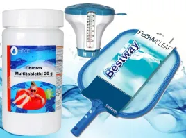 1kg-chlor-basenowy-20w1-tabletki-20g-dozownik-z-termometrem-siatka-zabierak