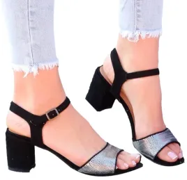 czarne-sandaly-damskie-na-niskim-obcasie-silver-36