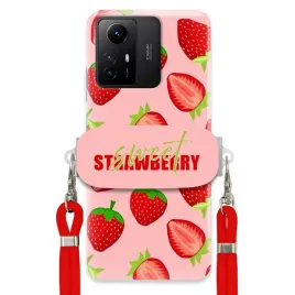 etui-do-xiaomi-redmi-note-12s-uchwyt-czerwona-smycz-crossbody-strawberry