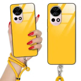 etui-do-huawei-nova-12-pro-crossglam-case-szklane-zolty-sznurek-trend