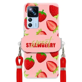 etui-do-xiaomi-12t-pro-uchwyt-czerwona-smycz-crossbody-sweet-strawberry