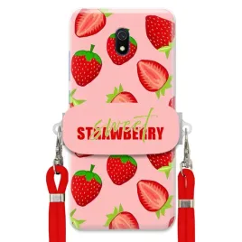 etui-do-xiaomi-redmi-8a-uchwyt-czerwona-smycz-crossbody-sweet-strawberry