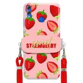 etui-do-huawei-honor-8x-uchwyt-czerwona-smycz-crossbody-sweet-strawberry