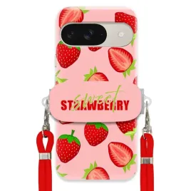 etui-do-google-pixel-9-5g-uchwyt-czerwona-smycz-funkcjonalne-strawberry