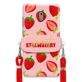 etui-do-nokia-2-1-uchwyt-czerwona-smycz-crossbody-modne-sweet-strawberry