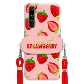 etui-do-realme-x50-pro-uchwyt-czerwona-smycz-crossbody-sweet-strawberry