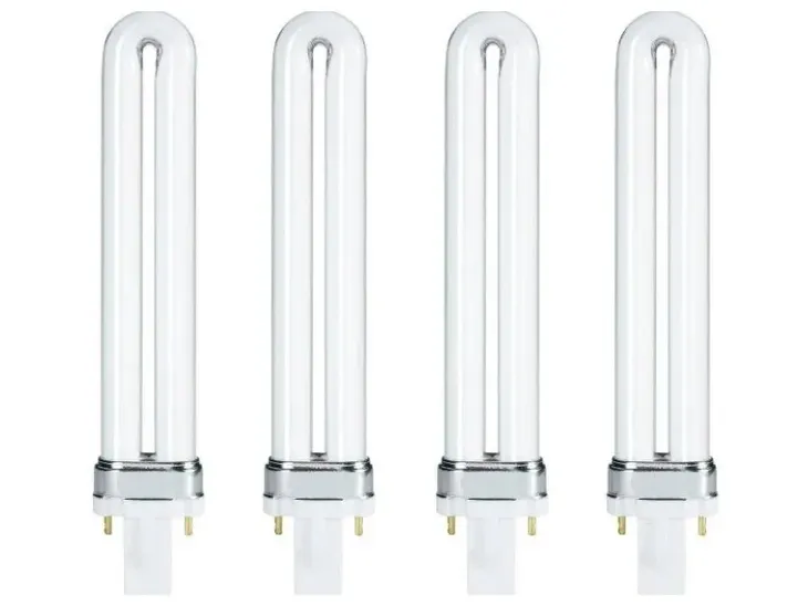 ŻARÓWKA UV ŚWIETLÓWKA 9W DO LAMPY UV PAZNOKCI 4 szt.