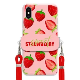 etui-do-iphone-x-uchwyt-czerwona-smycz-crossbody-modne-sweet-strawberry