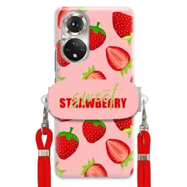 etui-do-huawei-honor-50-uchwyt-czerwona-smycz-crossbody-sweet-strawberry