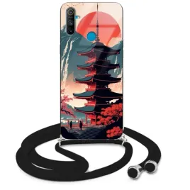 etui-do-realme-c3-case-crossglam-czarne-ochrona-japan-japonia-motyw-mix-wz