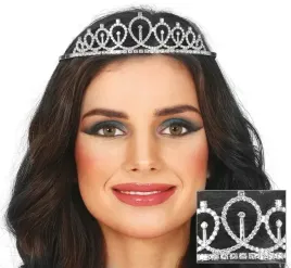 srebrna-tiara-ksiezniczki-krysztalki-korona-dziecieca-karnawal