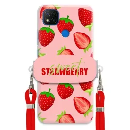 etui-do-xiaomi-redmi-9c-uchwyt-czerwona-smycz-crossbody-sweet-strawberry