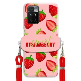 etui-do-xiaomi-redmi-10-uchwyt-czerwona-smycz-crossbody-sweet-strawberry