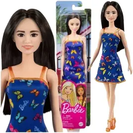 lalka-barbie-plazowa-niebieska-sukienka-w-motylki-dlugie-wlosy-30cm