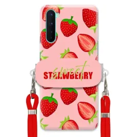 etui-do-oneplus-nord-uchwyt-czerwona-smycz-funkcjonalne-sweet-strawberry