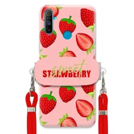 etui-do-realme-c3-uchwyt-czerwona-smycz-crossbody-modne-sweet-strawberry