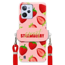 etui-do-realme-c31-uchwyt-czerwona-smycz-crossbody-modne-sweet-strawberry