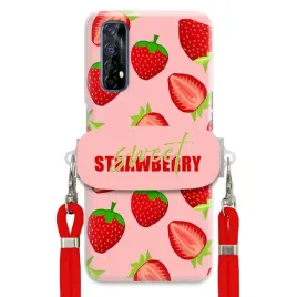 etui-do-realme-7-uchwyt-czerwona-smycz-crossbody-modne-sweet-strawberry