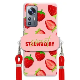 etui-do-xiaomi-12-uchwyt-czerwona-smycz-crossbody-modne-sweet-strawberry