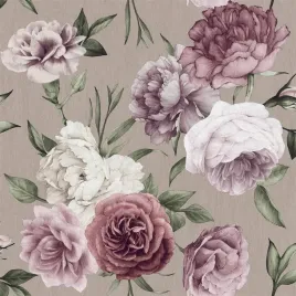 tapeta-scienna-kwiaty-piwonie-roze-3d-elegancka