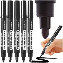 marker-pisak-flamaster-permanentny-gruby-czarny-2-5mm-centropen-5-szt