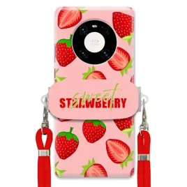 etui-do-huawei-mate-40-uchwyt-czerwona-smycz-crossbody-sweet-strawberry