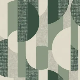 tapeta-dekoracyjna-geometryczna-art-deco-nowoczesna-zielona