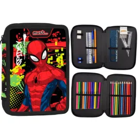 piornik-podwojny-z-wyposazeniem-spiderman-diakakis