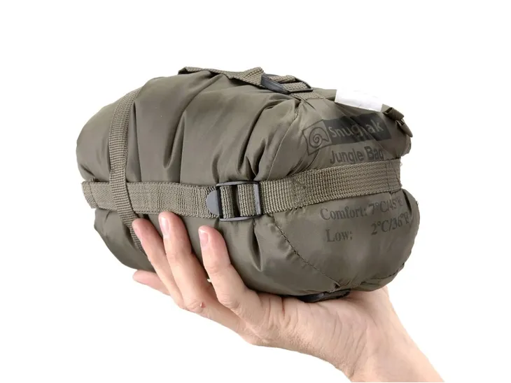 Lekki Śpiwór Jungle bag olive Snugpak lewy zamek letni LZ 900g z moskitierą
