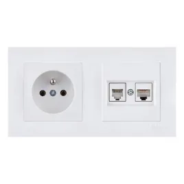 exen-gniazdo-gniazdo-rj45-kat-6-rj11-biale-ramka-karell-bialy