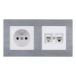 exen-gniazdo-gniazdo-rj45-kat-6-rj11-biale-ramka-comfort-stalowy
