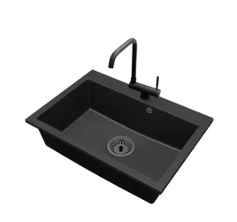 kuchenny-zlewozmywak-granitowy-jednokomorowy-elite-70-bateria-syfon-czarny