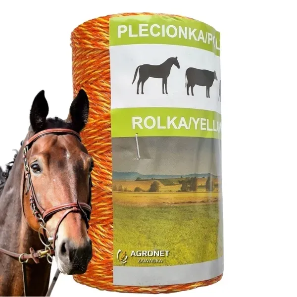 plecionka-basic-250m-pomaranczowa-waga-z-opakowaniem-1-kg-stan-nowy