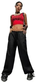 shein-spodnie-baggy-basic-czarne-niski-stan-38-vbd