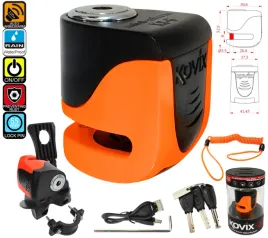 blokada-tarczy-hamulcowej-kovix-ks6-pomaranczowa