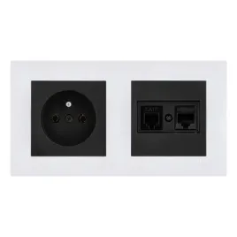 exen-gniazdo-gniazdo-rj45-kat-6-rj11-czarne-ramka-karell-bialy