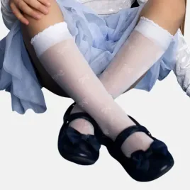 podkolanowki-dziewczece-rajstopowe-20-den-kokardki-biale-2-pak-yoclub