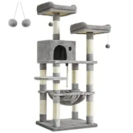 drapak-dla-kota-stabilna-wieza-dla-kota-2-pluszowe-grzedy-143-cm-jasnos