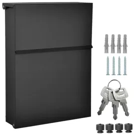 skrzynka-na-listy-pocztowa-czarny-mat-zakryty-zamek-3-klucze-wkrety