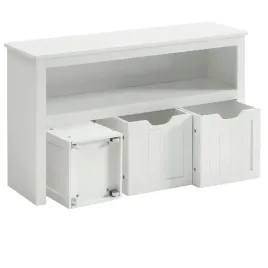 bialy-pojemnik-regal-na-zabawki-ksiazeczki-z-3-szufladami-na-kolkach-3x24-l